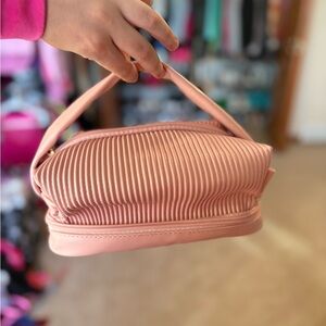 Pink Structured Top-Handle Women's Bag